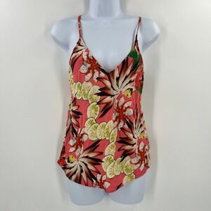 & Other Stories Fruit Print V Neck Cami Tank Top Women US 6